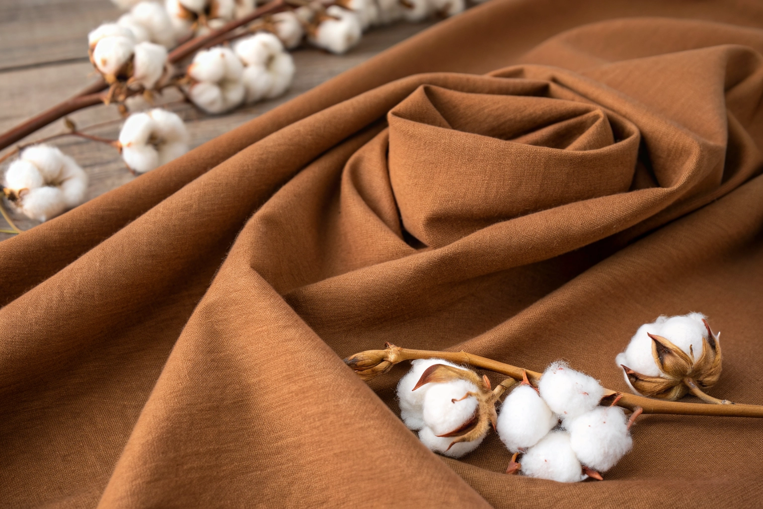 Garment dyeing cotton finish